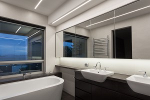 CPT Interiors & Construction - Rose Bay renovation - Bathroom with harbour views