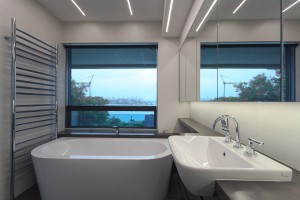 CPT Interiors & Construction - Rose Bay renovation - bathroom with harbour views